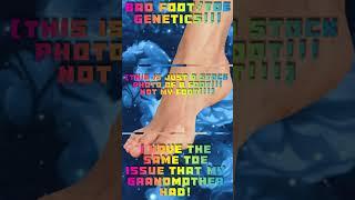 BAD FOOT/TOE GENETICSFrom GrandmaRIP Grandma🪦 #toe #feet #ingrowntonail #genetics #infection