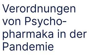 Psychopharmaka während CORONA