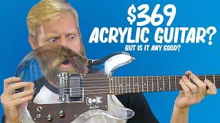 Bad Cat AC-230 Lucite Guitar - unboxing & first impressions - CAN A $369 PLASTIC GUITAR BE ANY GOOD?