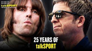 Noel Gallagher Shares Hilarious Liam Gallagher Champagne Story | 25 Years Of talkSPORT