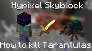 How to Kill Tarantula Tier 3's *EASILY* | Hypixel Skyblock