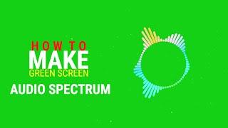 How to make Green Screen Audio Spectrum | ChkSnd tutorial | Editing Take