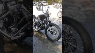 custom Harley Davidson at the Rock Store