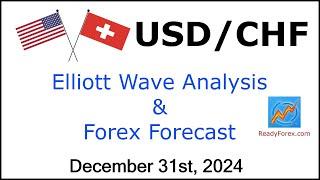 USD CHF Elliott Wave Analysis | Forex Forecast | December 31, 2024 | USDCHF Analysis Today