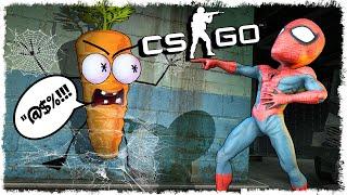 СПУДИК ТРОЛЛЬ vs МОРКОВЬ МАНЬЯК В CS:GO!!!