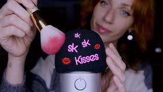 ASMR  Mic Brushing, SKSK Ear to Ear KISSES  EXTREMELY TINGLY