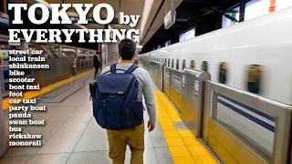 We Took ALL the Transportation in Tokyo in ONE Day