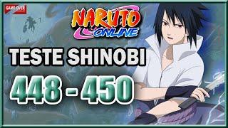 Naruto Online - Teste Shinobi - Andar 448 - 450