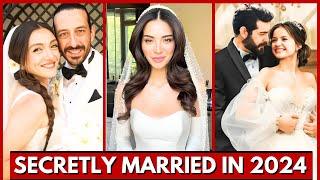 Famous Turkish Actors Who Got Married This Year in 2024 | Most Handsome Turkish Actors 2024