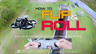 DJI AVATA TRICKS | HOW TO FLIP AND ROLL | AVATA BEGINNER | AVATA M-MODE TRAINING | FPV BASIC