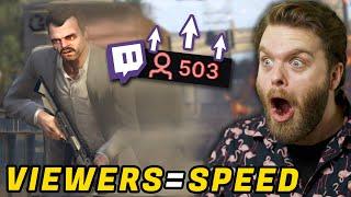 GTA 5 but my Speed is Based on My Twitch Viewer Count