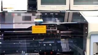 Samsung CP40 CV in Action - Pick and place SMT SMD (Teil1/2)