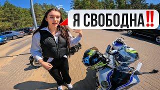 МОТОЦИКЛ ОШИБОК НЕ ПРОЩАЕТ! Прокатил Девушку на Спортбайке Bmw s1000rr