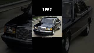 Mercedes Benz S Class 1972-2020 #evolution #mercedesbenzsclass #shortsfeed #shortvideo #viral #car