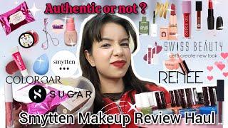 Huge Smytten Makeup Review Haul  Are they Authentic? watch before trying Genuine Review #smytten