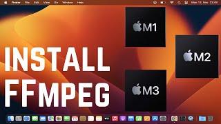 How to Install FFMPEG on MacBook (M1 | M2 | M3 | MacBook Pro | MacBook Air) (2024)