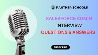 Salesforce Admin Mock Interview Episode #1 || Salesforce Developer #Salesforce #BeASalesforceChamp