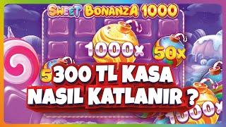 SLOT OYUNLARI SWEET BONANZA 1000 | 300 TL KÜÇÜK KASA NASIL KATLANIR ? #slotoyunları #casino #slot