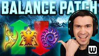 Massive StarCraft 2 Balance Patch Explained + Gameplay!