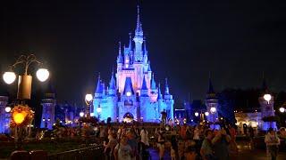 Magic Kingdom 2024 Night Walkthrough w/ Light Rain in 4K | Walt Disney World Florida October 2024