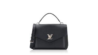 Louis Vuitton Calfskin My Lockme Top Handle Noir