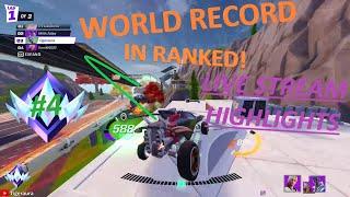 #4 Unreal Player beat the World Record when playing Ranked (Rocket Racing Highlights)