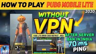 HOW TO OPEN & PLAY PUBG MOBILE LITE WITHOUT VPN AFTER SERVER BAN IN INDIA | PUBG LITE SERVER IS BUSY