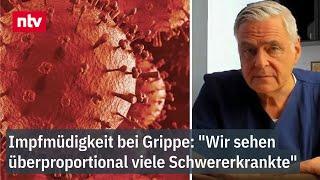 Impfmüdigkeit bei Grippe: "Wir sehen überproportional viele Schwererkrankte"