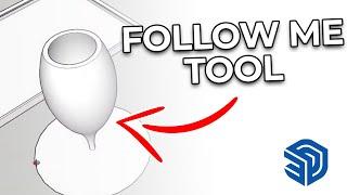 How to use the Follow me Tool in Sketchup?