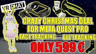 [CHRISTMAS DEAL] Meta Quest Pro - headset with EYE and FACE TRACKING - Unbound XR - VRChat