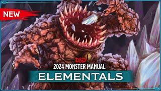 New Elementals | 2024 Monster Manual | D&D