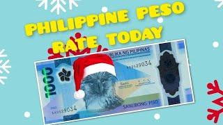 Philippine Peso (PHP) Exchange Rate Today | 19.12.24