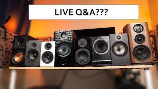 "THE" HiFi Speaker Group MEGA Test Q&A Live - Wharfedale Bowers Klipsch & More