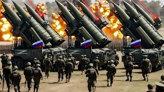 Today's Tragedy! Russia Launches 80 Giant Missiles To Destroy Ukrainian Military Center - ARMA 3