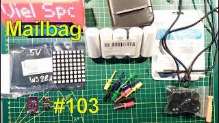 Mailbag #103, Elektronik AliExpress China, ESP32 C3, ESP32 S2, XBOX 360 Joysticks, 8x8 WS2812B Matri