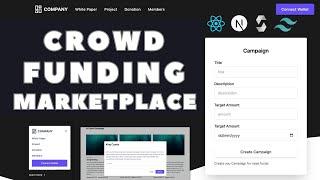 Build Crowd Funding Marketplace On Ethereum Using Next Js, Hardhat, Solidity | Crowd Funding Project