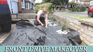 WEEDING FRONT DRIVE & GARDENING IN GREATER LONDON HOME | ALINA GHOST