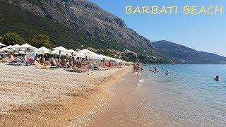 Barbati Beach Corfu Greece 4K