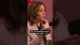 Kamala Harris says she's not assuming young Black men will vote for her #shorts