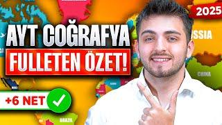 AYT COĞRAFYA FULL TEKRAR! | GARANTİ GELECEK KONULAR!