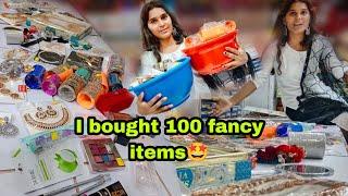 I bought 100 fancy items @pandianbangles,no budget limit#tnagarshopping#tamil#sujee'zvlogs#shopping