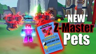 HOW TO GET *NEW* Z-MASTER PETS in Roblox Ninja Legends