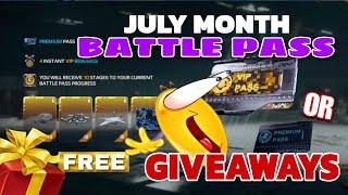 JULY MONTH BATTLE PASS GIVEAWAY - Modern Warships