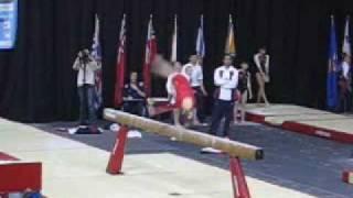 Shawn Johnson 2006 Gymnix International AA Beam