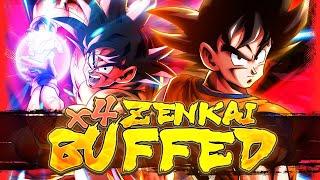 THIS DUDE HAS NUCLEAR DAMAGE! 4x ZENKAI BUFFED KAIOKEN GOKU ONE CARDS ALL! | Dragon Ball Legends
