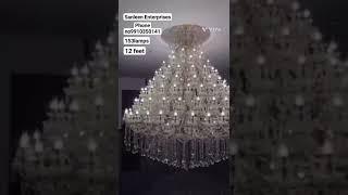 Sanleen Enterprises double hieght chandieler 153 lamps ,12feet 9910350141 #chandieler