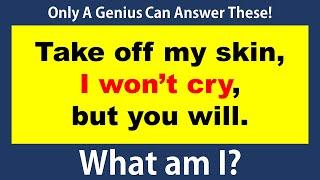 CAN YOU SOLVE THESE 15 + TRICKY RIDDLES? | ONLY A GENIUS CAN PASS THIS TEST #challenge