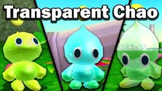 How to Get a TRANSPARENT Chao in Sonic Adventure 2 GC/PC/Steam + All 8 Variations Showcase