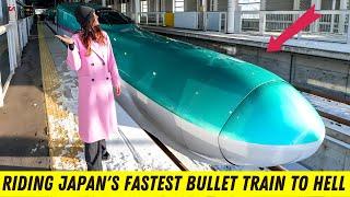 Riding JAPAN'S Fastest BULLET TRAIN to HELL 