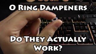 O Ring Dampeners for Mechanical Keyboards: Installation and Tests